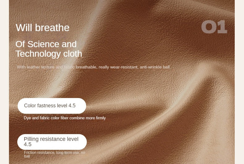 Fabric Straight Sofa Modern Simple,