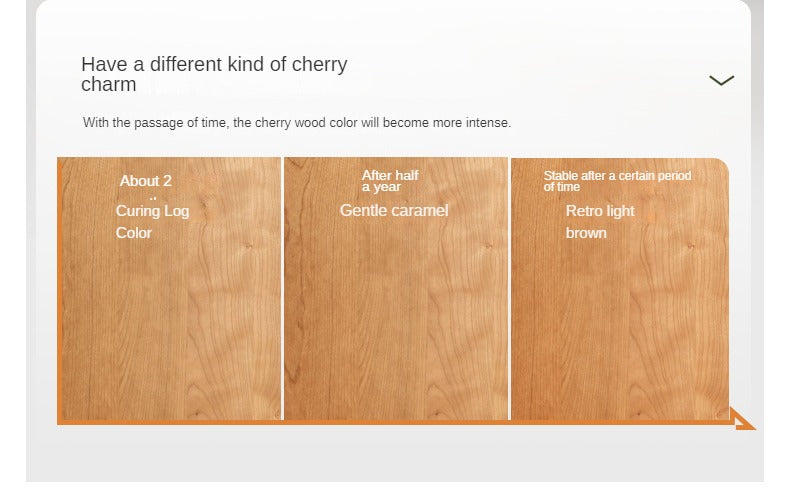 Cherry Solid Wood Retro Partition Bookcase.