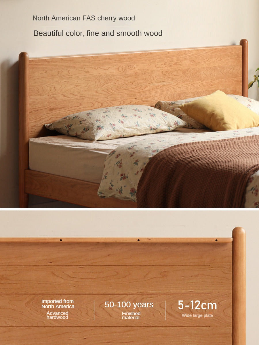 Oak, Black Walnut, Сherry Wood Bed
