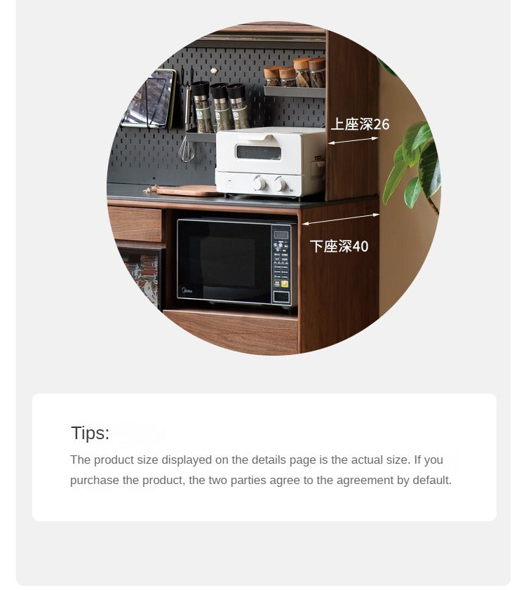 Sideboard, Buffet cabinet black walnut"+