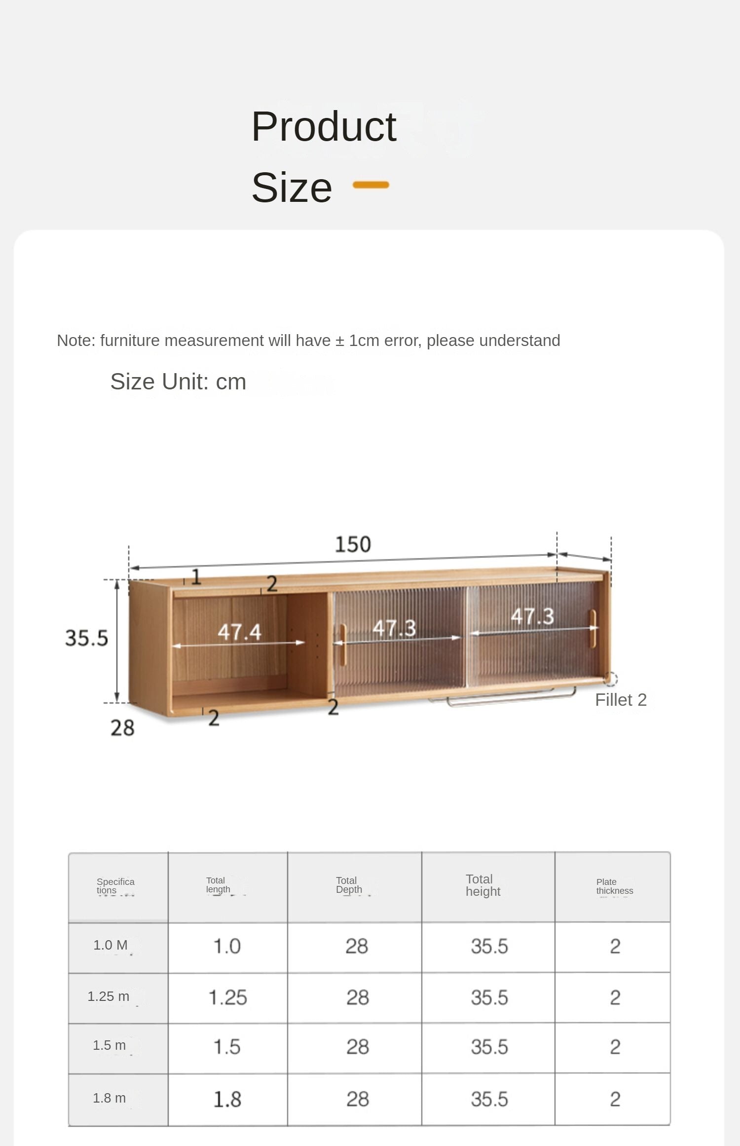 Oak Solid Wood, Solid Rubberwood Wall-Mounted Sideboard Cabinet Locker