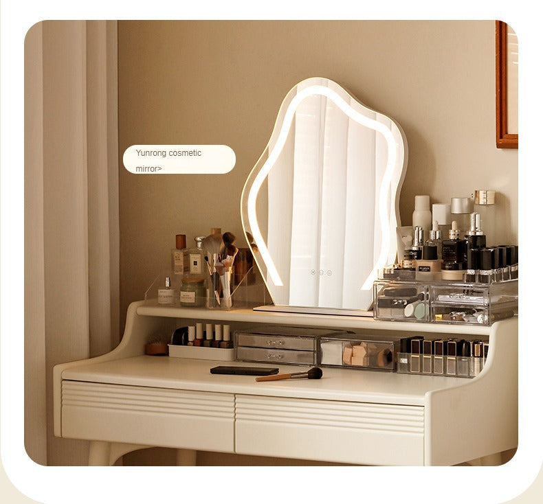 Poplar Solid Wood Cream Style Dressing Table.