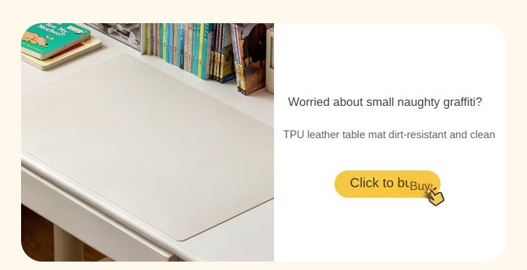 Poplar Solid Wood Children's Study Desk.