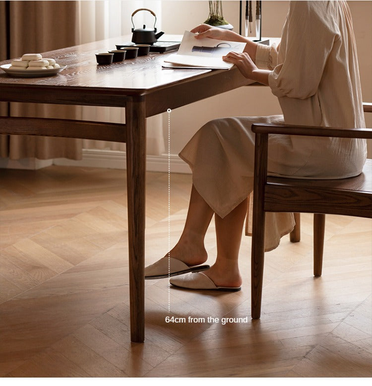 Ash Solid Wood Modern Tea Table