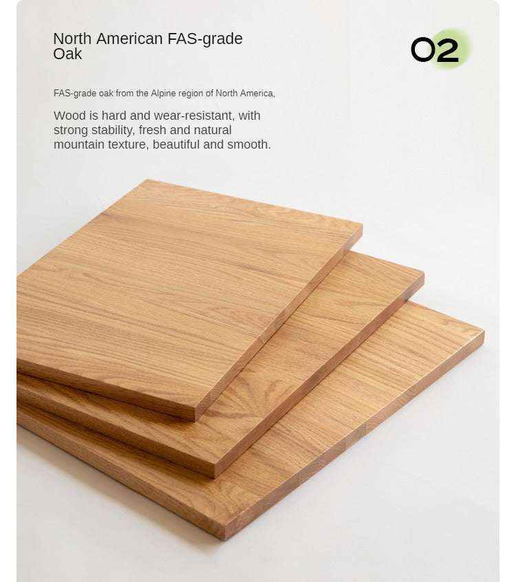 Solid Rubberwood, Oak Solid Wood Office Table Bracket