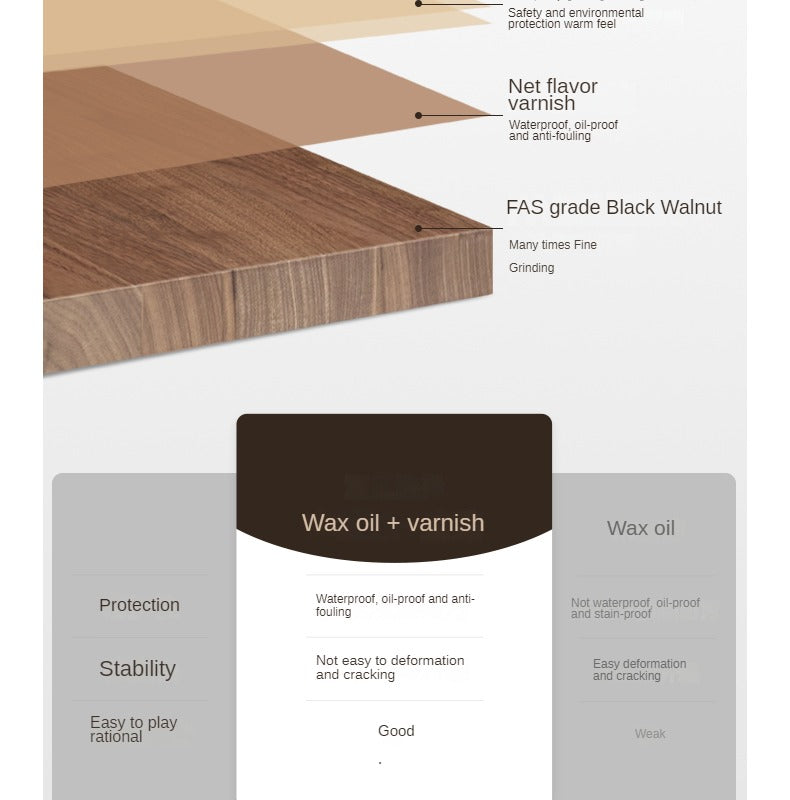 Black Walnut, Catalpa Solid Wood Drawer Storage Cabinet