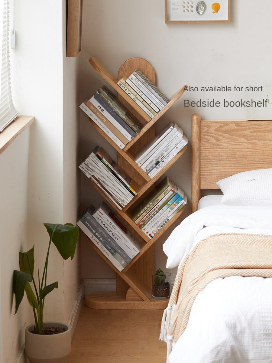 Oak Solid Wood Creative Bookcase