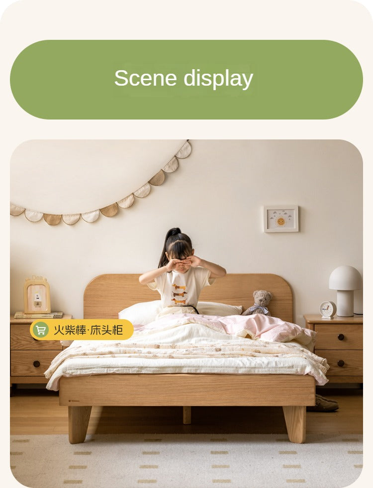 Kids bed Oak solid wood"