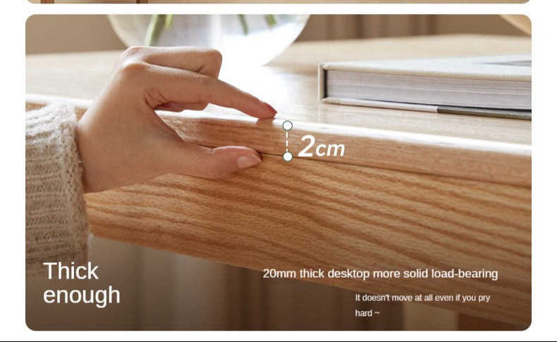 Oak, Red Oak Solid Wood Rectangular Dining Table