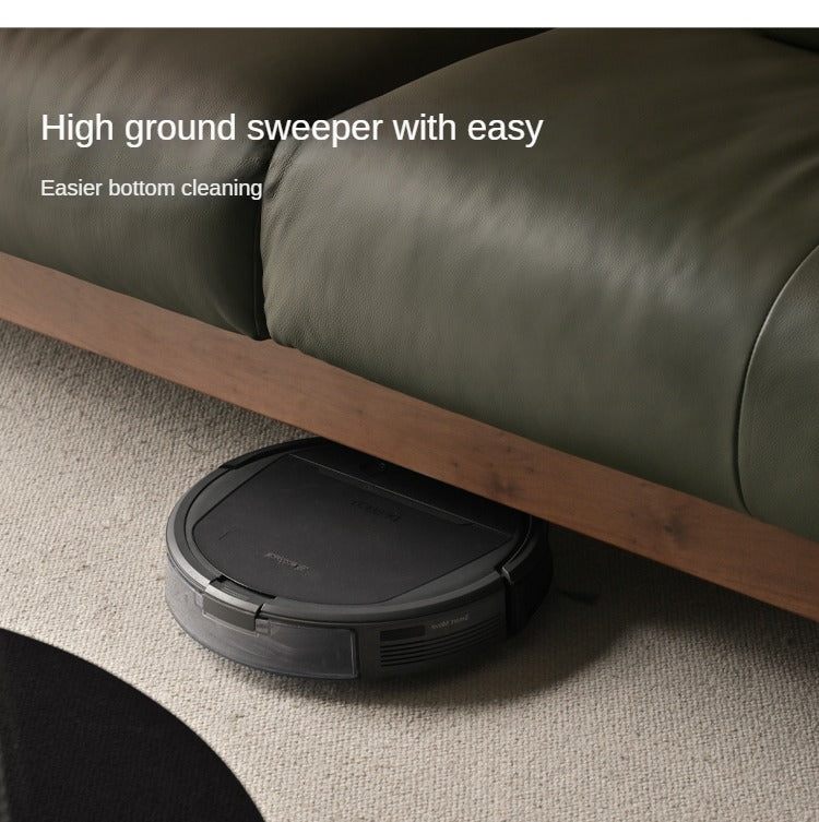 Black Walnut Solid Wood Leather Sofa Modern,