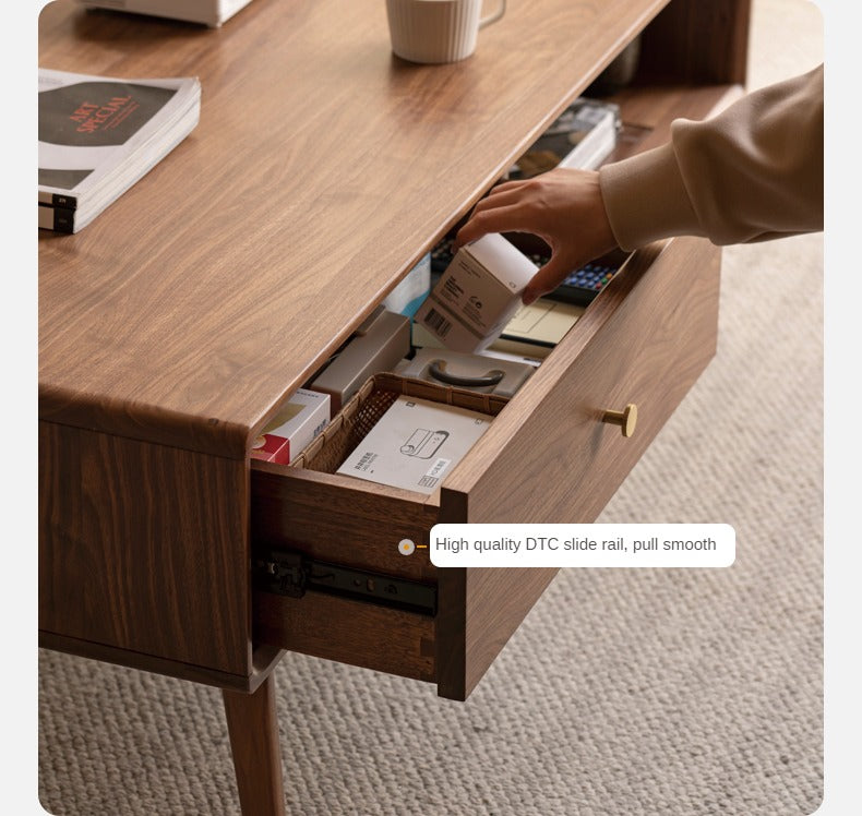 Black Walnut Solid Wood Coffee Table