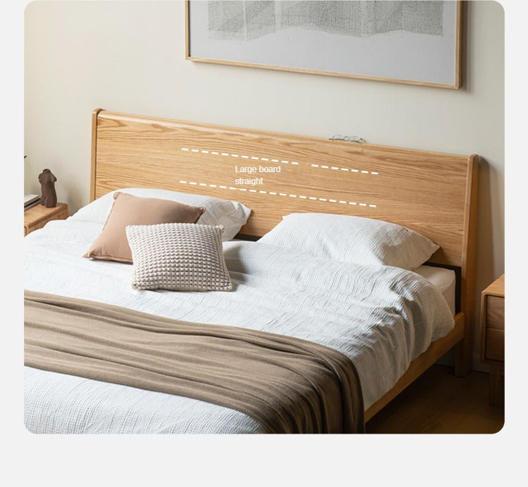 Oak Solid Wood Bed
