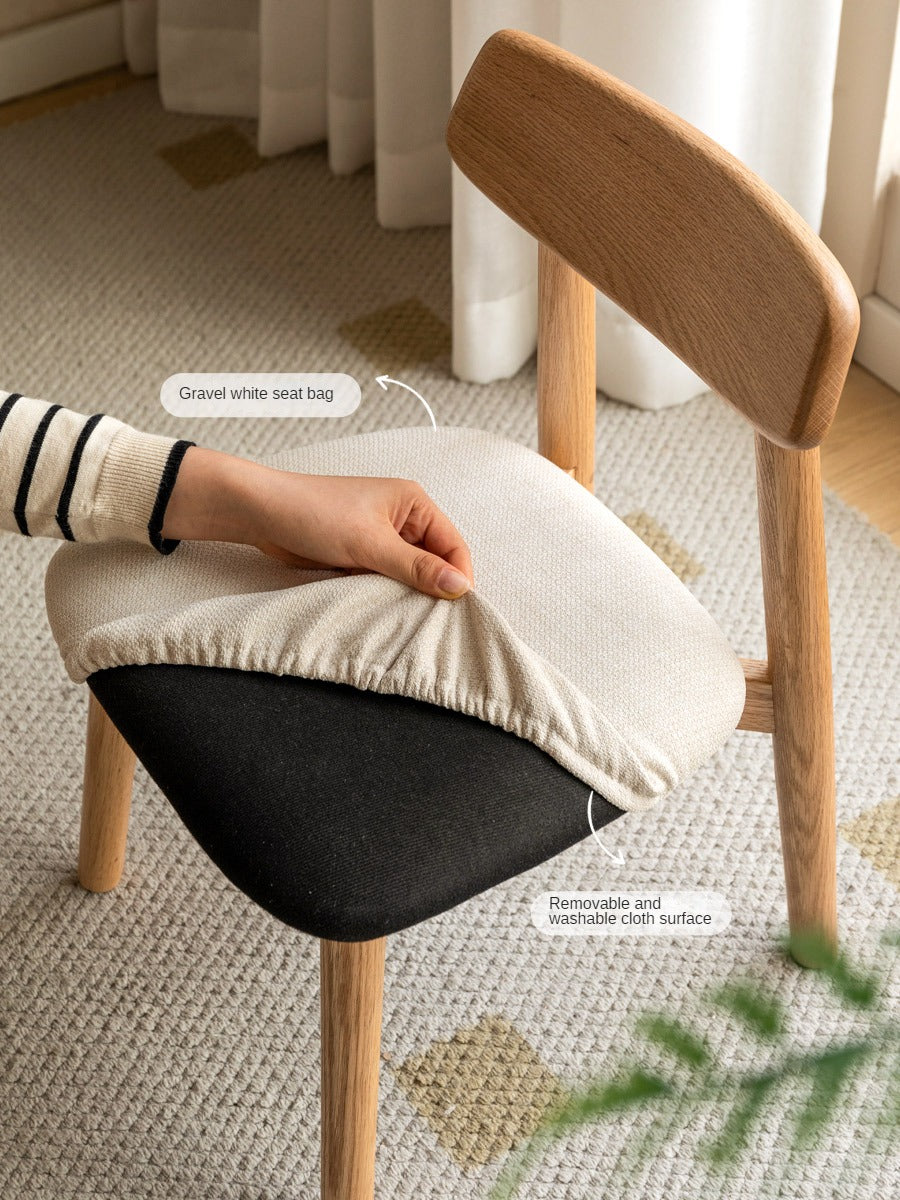 Oak Solid Wood Small Chair Children's Baby Chair.