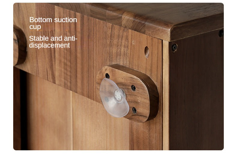 Black Walnut, Sandalwood Solid Wood Dressing Table Chest Of Drawers.