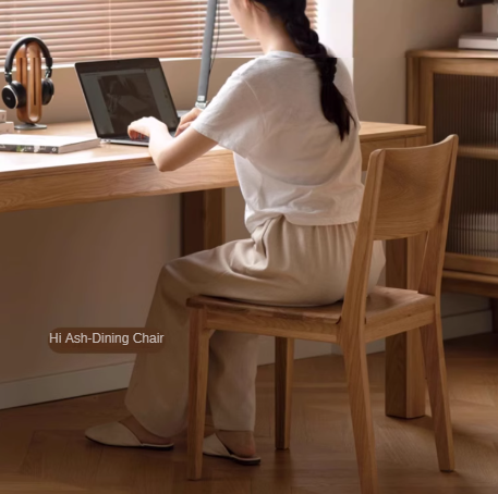 Ash, Oak Solid Wood Long Dining Table