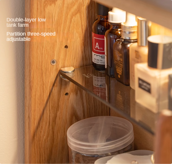 Oak, Ash Solid Wood Modern Telescopic Dressing Table.