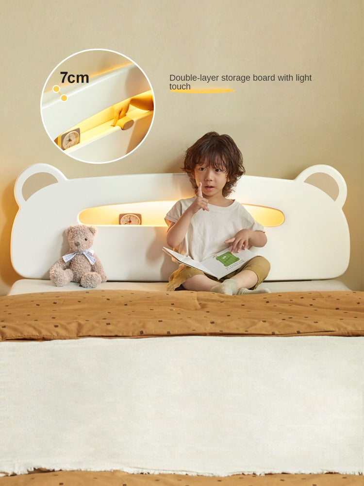 Poplar solid wood Little White Bear kids Bed<