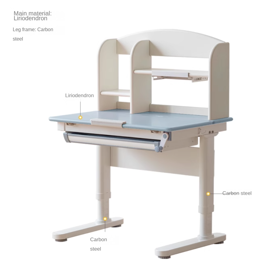 Poplar Solid Wood Children's Study Desk.