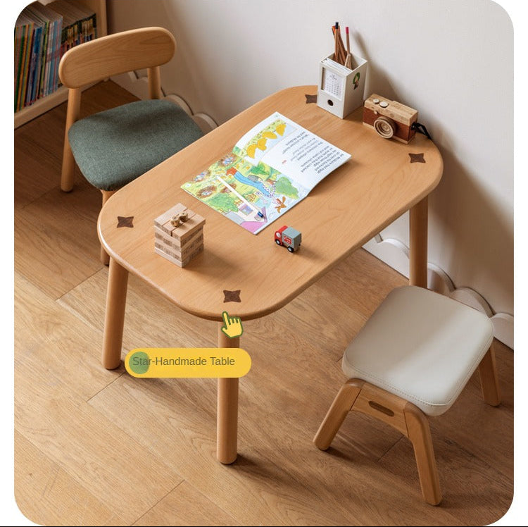 Beech Solid Wood Kids Chair-