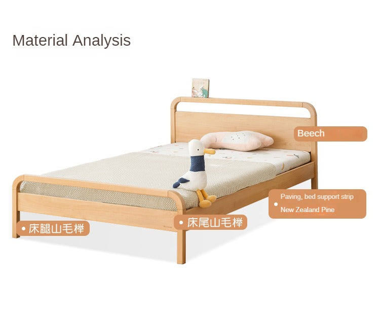 Beech solid wood kds bed"