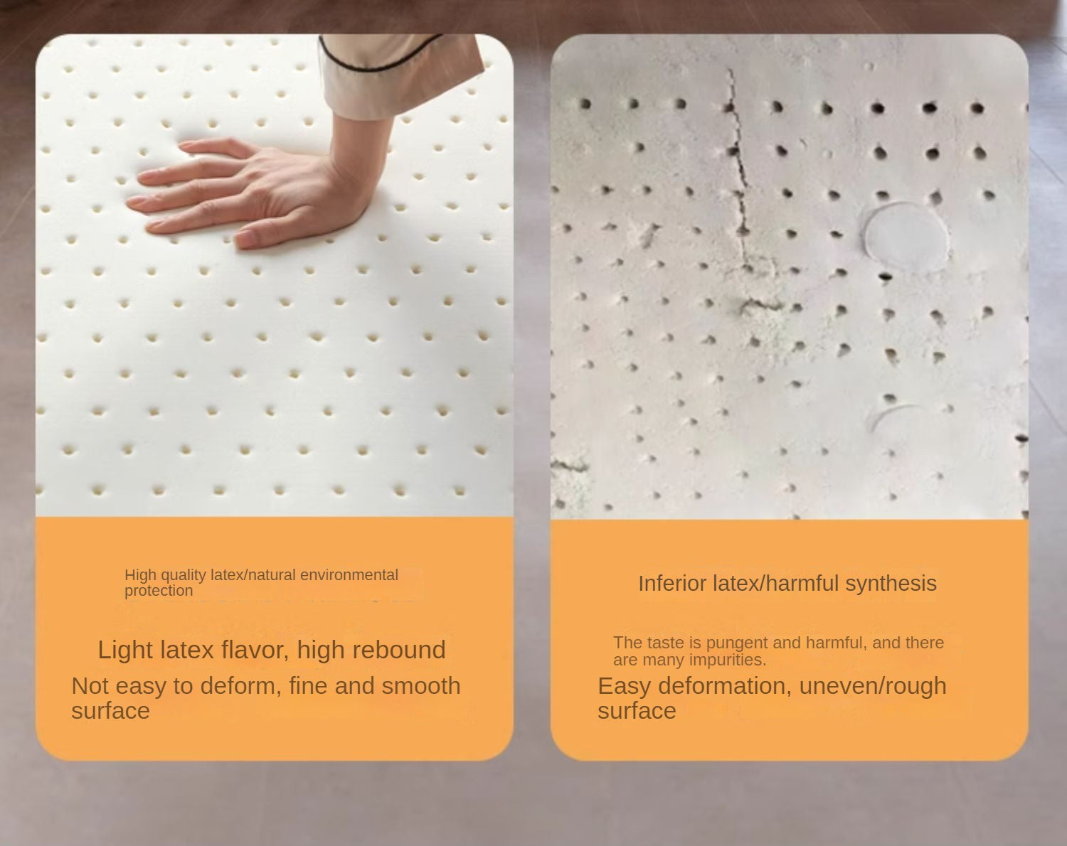 Coconut palm latex three-fold mattress with Spine Protection 8cm :