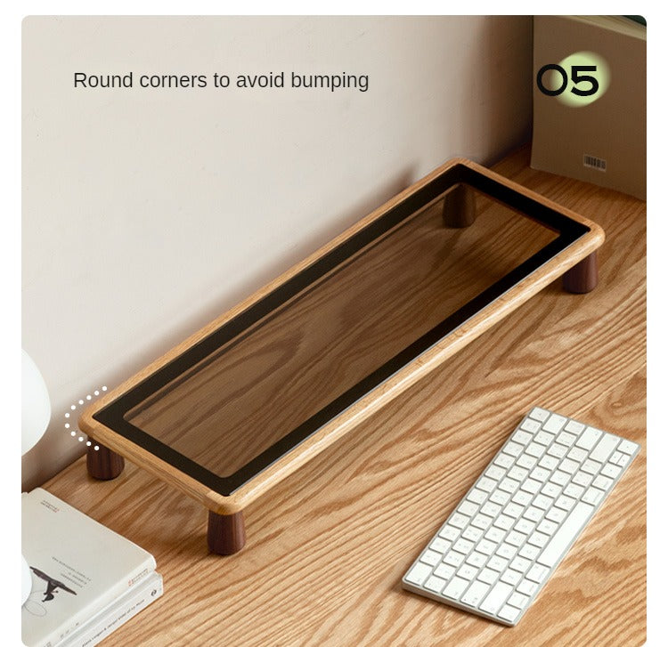 Solid Rubberwood, Oak Solid Wood Office Table Bracket