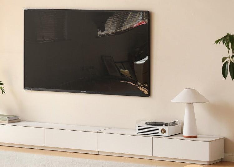 Poplar Solid Wood Floor Rock Plate TV Cabinet-