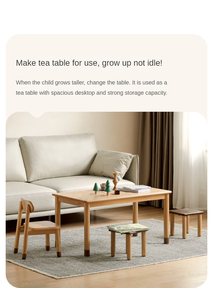 Oak Solid Wood Handmade Children's StudyTable