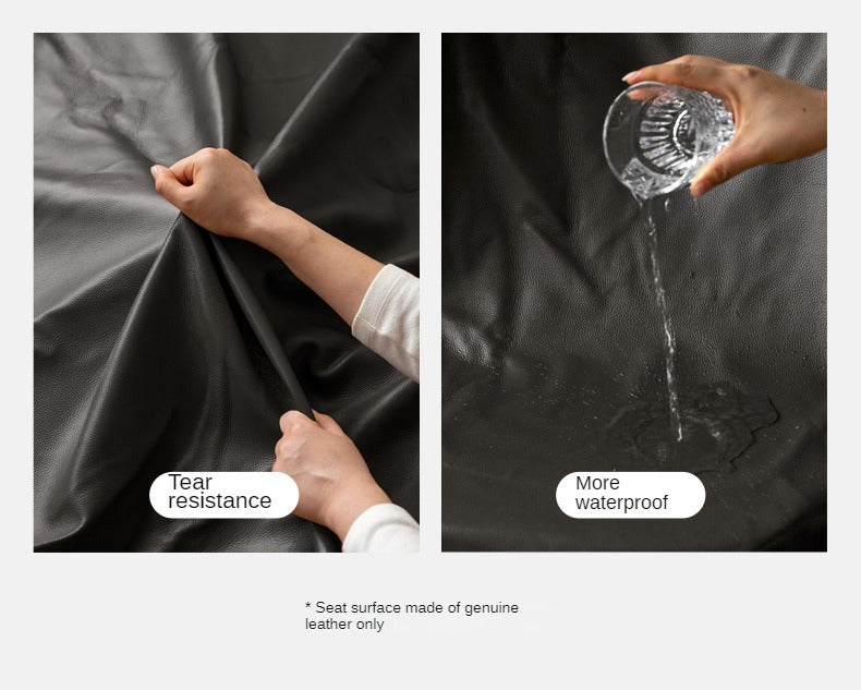 Genuine Leather Modern Makeup Stool footstool