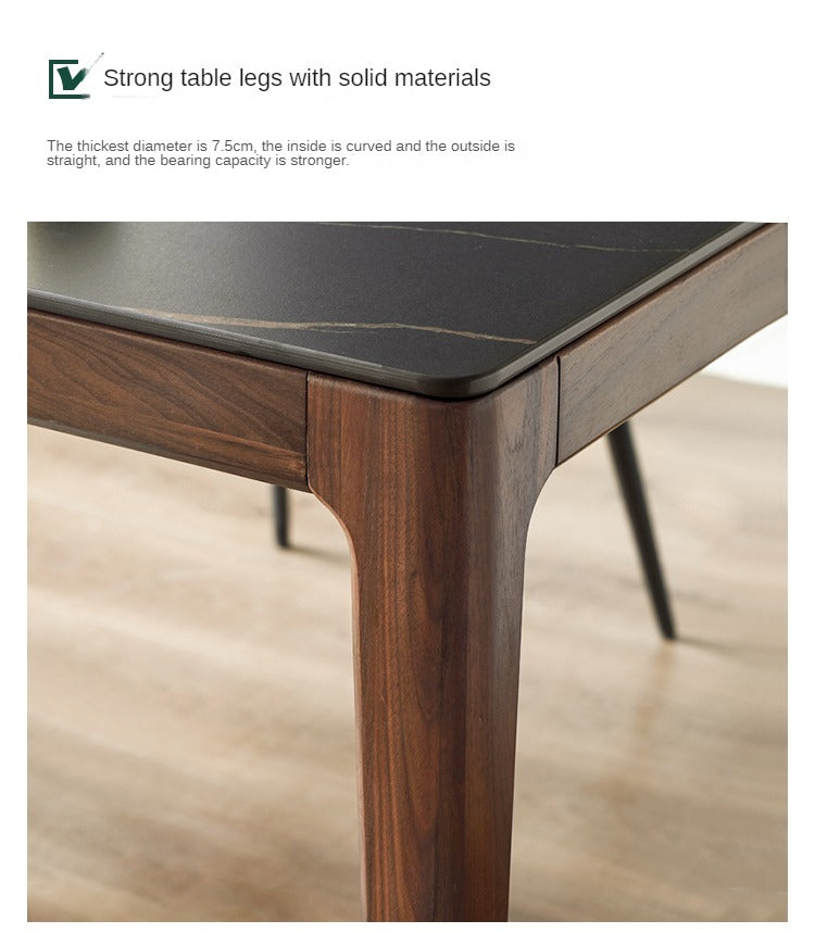Black Walnut Dining Tables With Slate Top