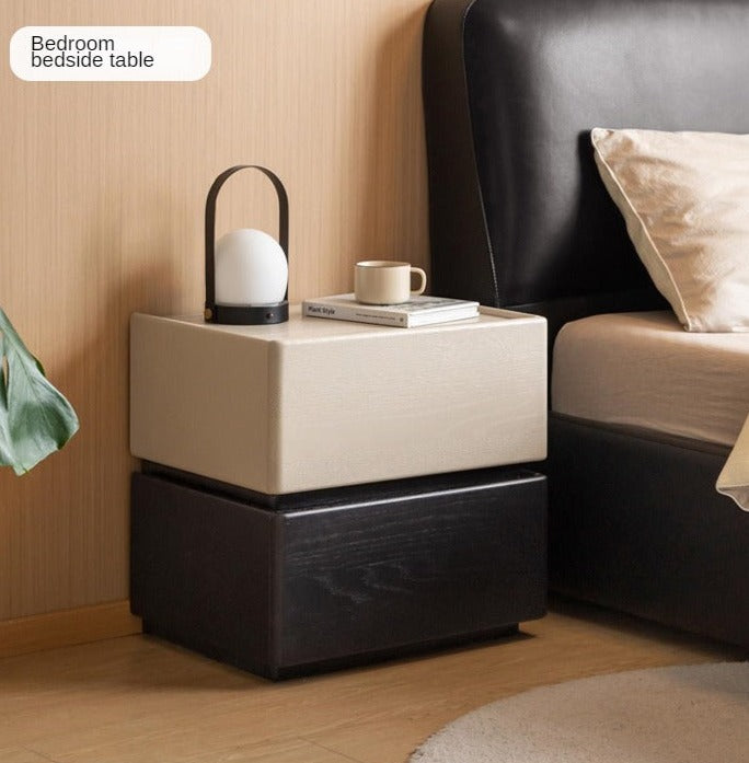 Oak Solid Wood Light Luxury Side Table