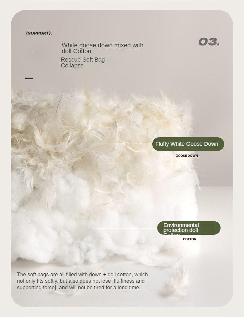 Fabric Sleeper Sofa Modern Simple