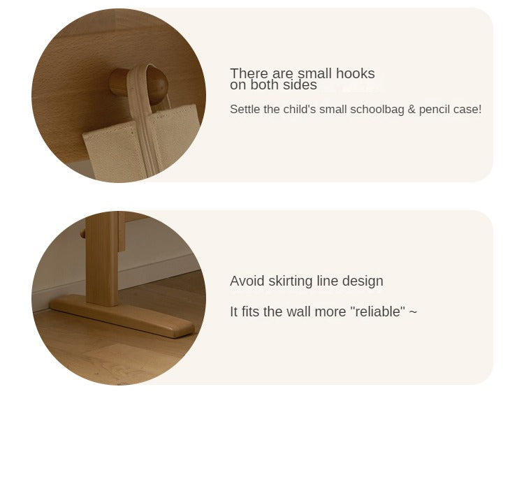 Beech Solid Wood Lifting Kids Table