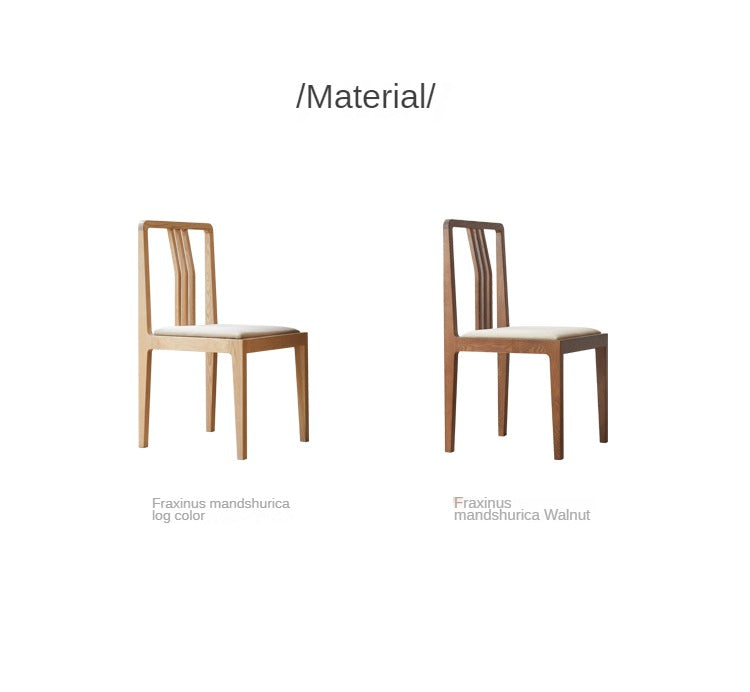 Black Walnut, Ash Solid Wood Dining Chair 4pcs