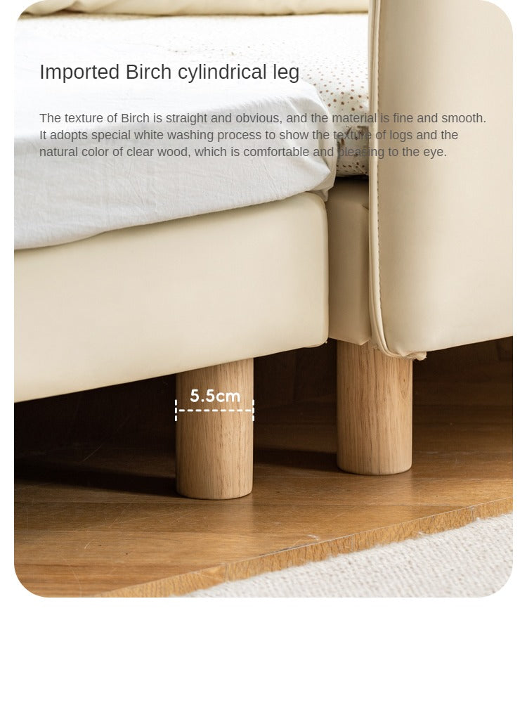Floor Bed for toddler, kids Montessori beds,Children's bed/adult bed organic leather"