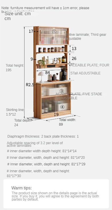 Oak Solid Wood, Solid Rubberwood Rock Board Dining Sideboard