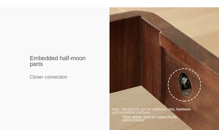 Oak Solid Wood Bed