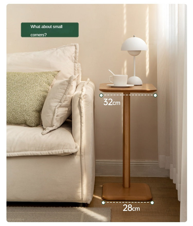 Ash, Oak, Black Walnut Solid Wood Side Table Modern Simple