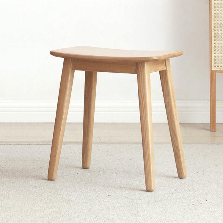Ash, Oak Solid Wood Modern Makeup Stool