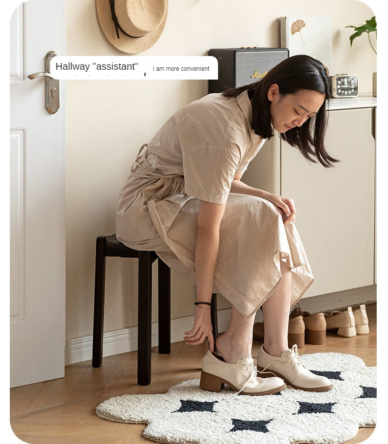 Oak Solid Wood Stacking Stool