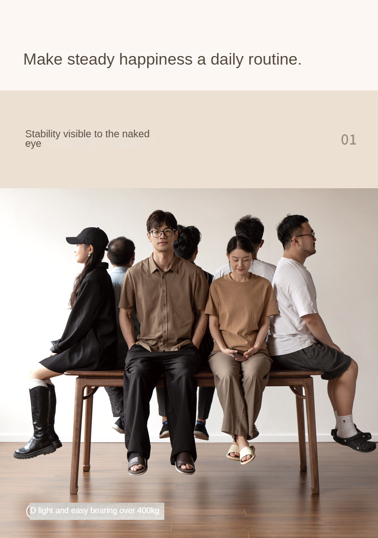 Black Walnut, Ash Solid Wood North American Dining Table