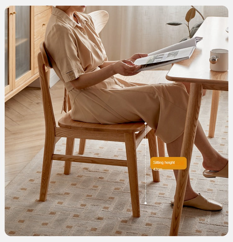 Set 4 pcs Ash, Oak, Beech Solid Wood - Dining Chair