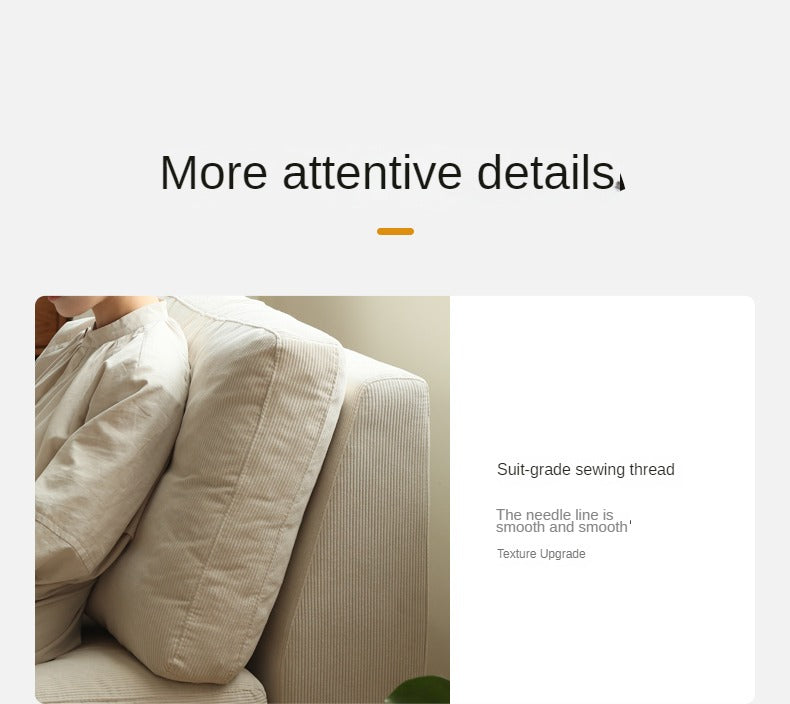 Oak Solid Wood Corner Down Sofa Japanese Style.