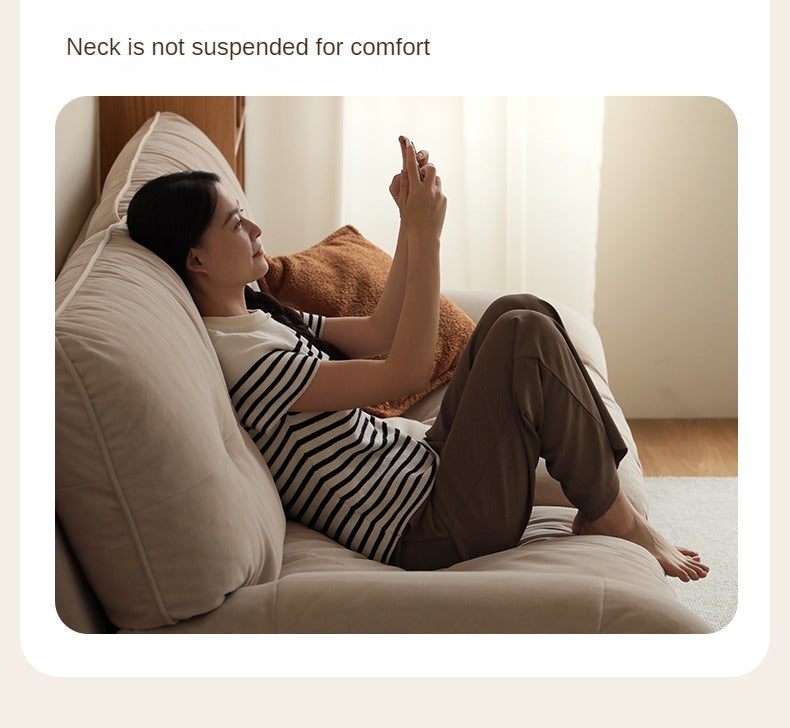 Fabric Sofa Italian Minimalist White Cloud Sofa.