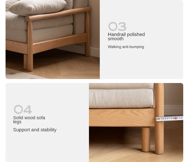 Oak Solid Wood Bed Sleepers Sofa