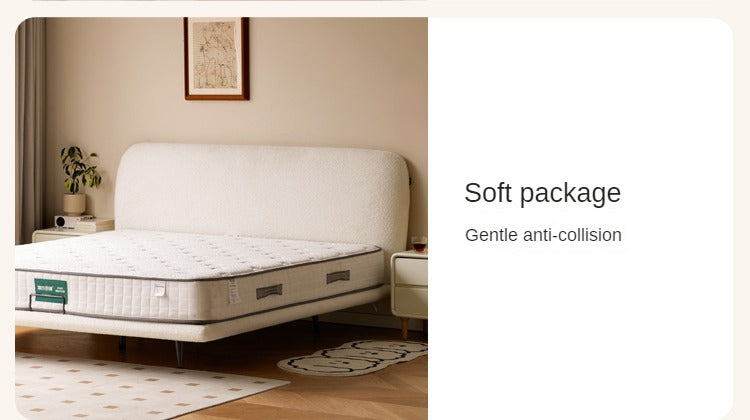 Fabric Soft Luminous White Suspension Imitation Lamb Fleece Bed