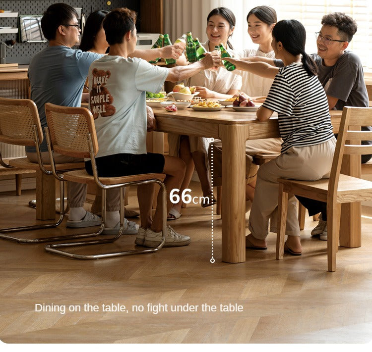 Ash Solid Wood Long Dining Table
