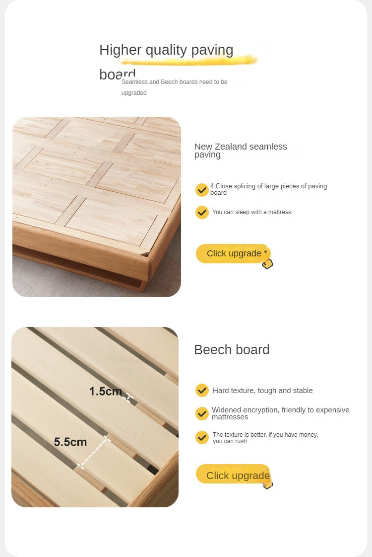 Poplar solid wood children's bed boy girl<