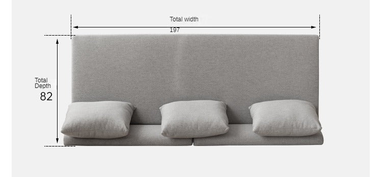 Oak, Beech Solid Wood Sofa Bed.