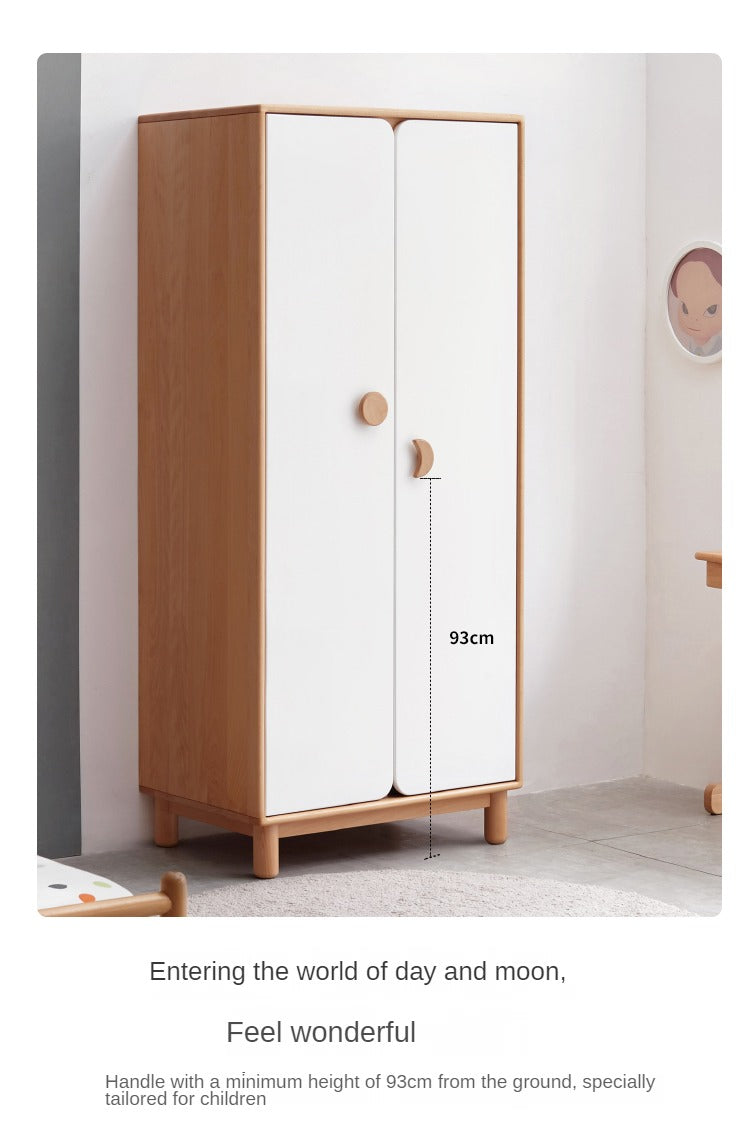 Kids wardrobe Beec solid wood"